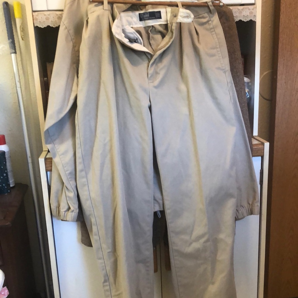 Polo Tan Chinos Relaxed Fit Cotton Blend